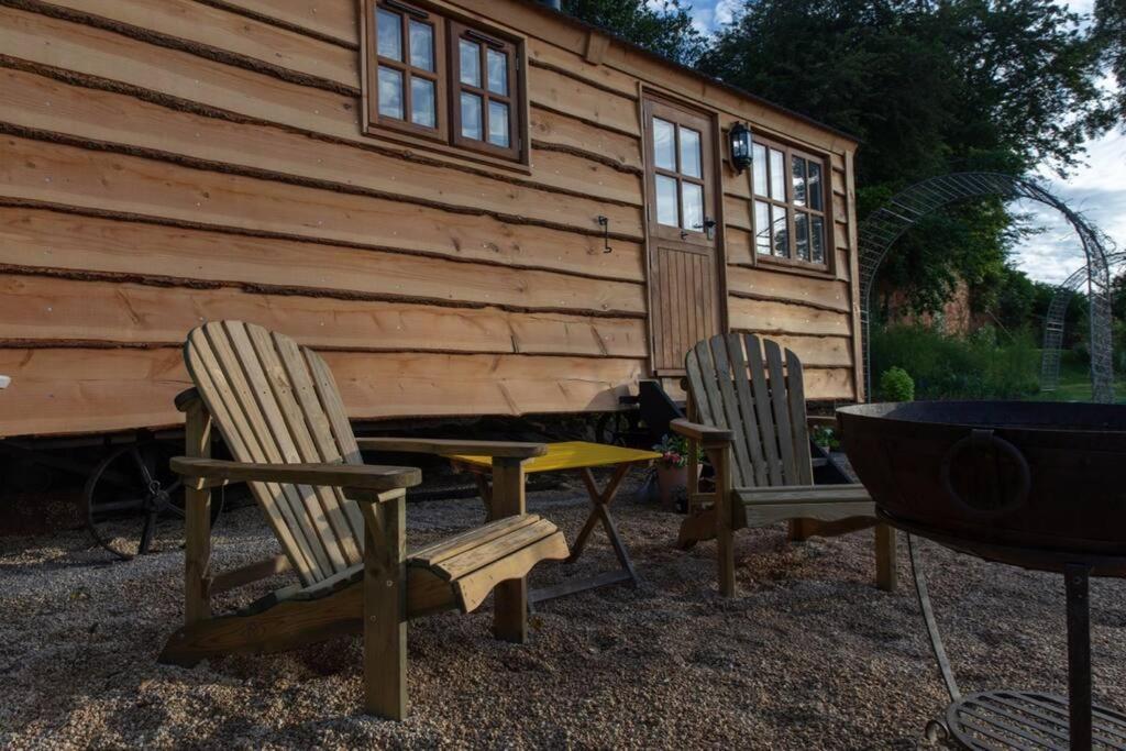 Luxury, Rural Shepherds Hut With Hot Tub Nr Bath Bristol Ngoại thất bức ảnh